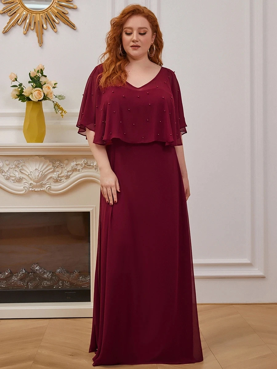 Ever Pretty Robe de soirée Classy Wholesale Tulip Sleeves with Deep V-neck Evening Dress Elegant Pary Gowns Vestidos De Gala
Ever Pretty Robe de soirée Classy Wholesale Tulip Sleeves with Deep V-neck Evening Dress Elegant Pary Gowns Vestidos De Gala