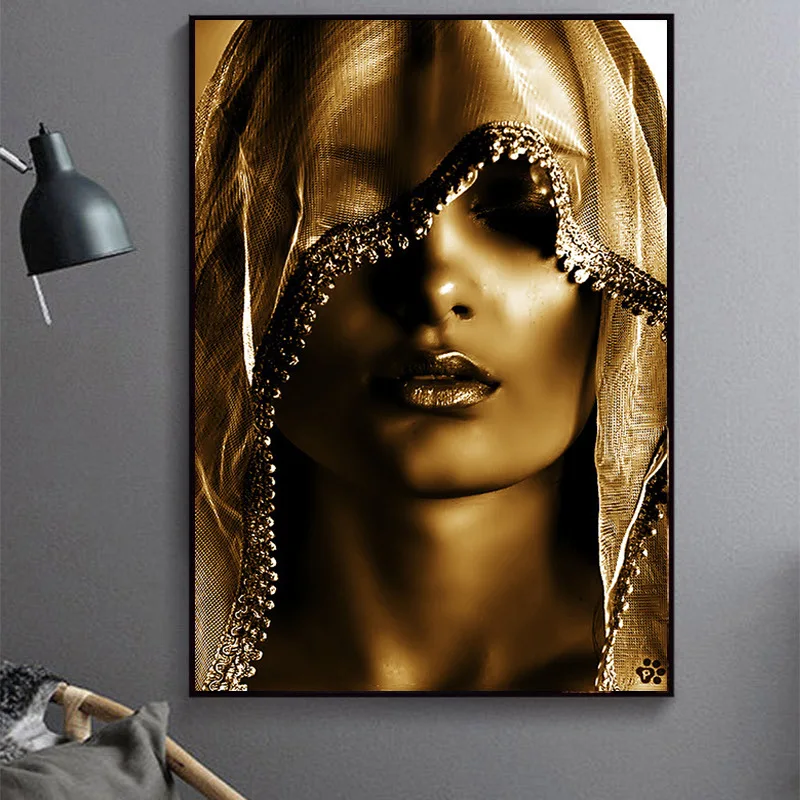 Modern Golden Aristocrat Veil Beauty Decorative Painting Canvas Painting Living Room Decoration Home Hotel Corridor Wall Decor
Modern Golden Aristocrat Veil Beauty Decorative Painting Canvas Painting Living Room Decoration Home Hotel Corridor Wall Decor