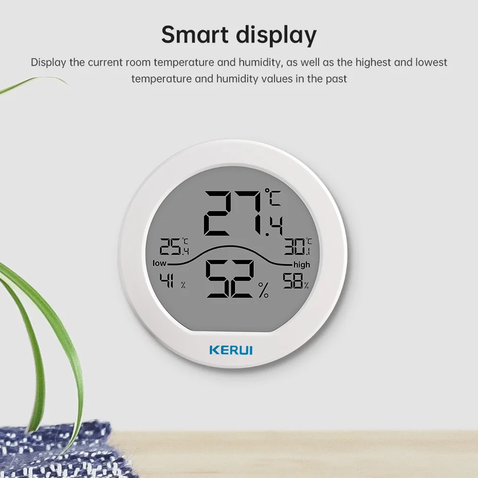 KERUI LCD электронный цифровой измеритель температуры и влажности термометр