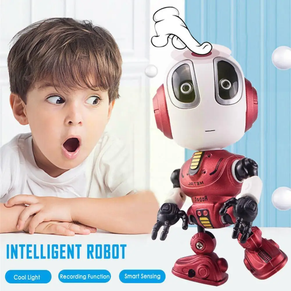 Recording Rc Alloy Robot Sensing LED Eyes Smart Voice Multi-function Deformation DIY Toy Gift Toy Model Kids Body Music F3Z3
Recording Rc Alloy Robot Sensing LED Eyes Smart Voice Multi-function Deformation DIY Toy Gift Toy Model Kids Body Music F3Z3