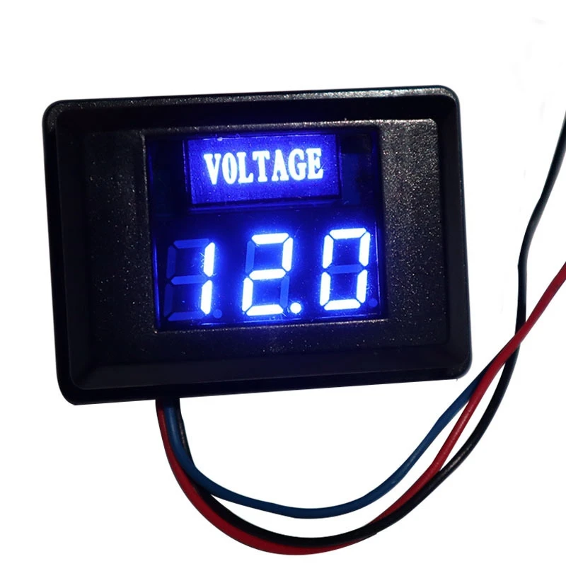 Automobile Battery Voltmeter DC LED Digital Display 12V Voltmeter Detector for Motorcycle, RV and Yacht
Automobile Battery Voltmeter DC LED Digital Display 12V Voltmeter Detector for Motorcycle, RV and Yacht