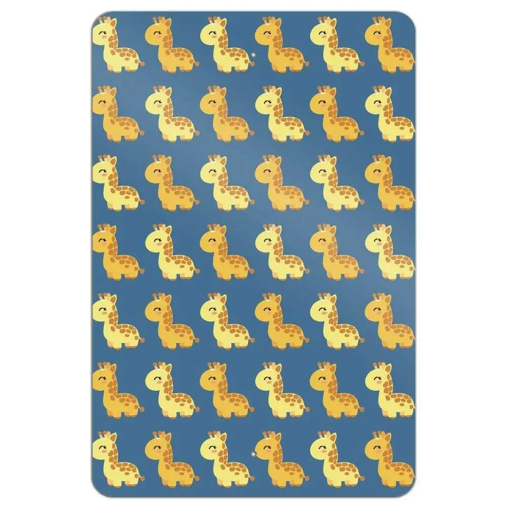 Nostalgic Funny Vintage Rustic Style Inspirational Cute Kawaii Baby Giraffes Pattern Home Business Office SignTin Signs Wall for
Nostalgic Funny Vintage Rustic Style Inspirational Cute Kawaii Baby Giraffes Pattern Home Business Office SignTin Signs Wall for
