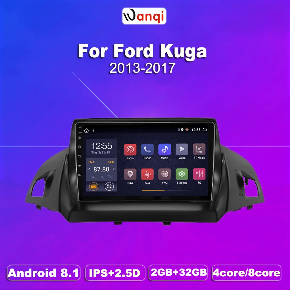 2G ram 32G rom 9 дюймов Android 8 1 full touch Автомобильная Мультимедийная система для Ford escape kuga