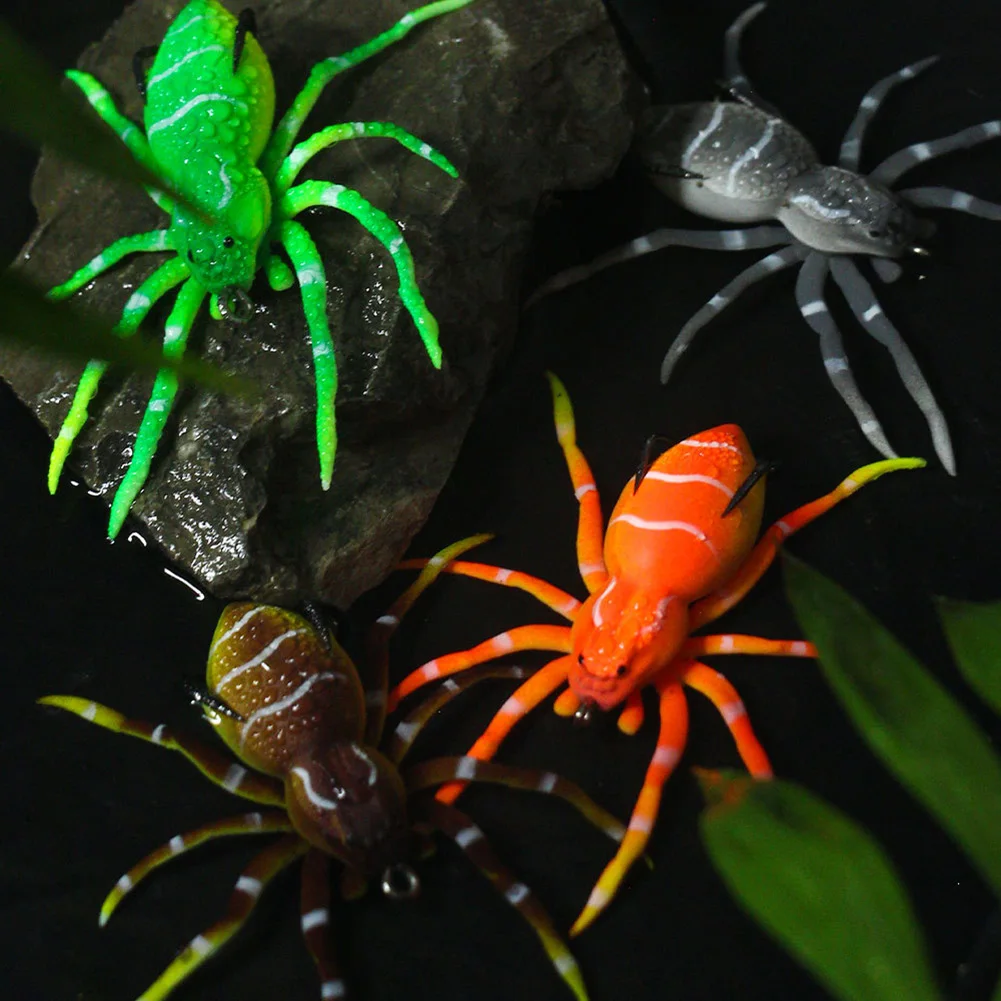 1pcs 8cm 7g Spider Topwater Bait Simulation Lure Hook Soft Rubber Fishing Lures Lifelike Baits Hooks Fishhook Fish Tackle Iscas
1pcs 8cm 7g Spider Topwater Bait Simulation Lure Hook Soft Rubber Fishing Lures Lifelike Baits Hooks Fishhook Fish Tackle Iscas