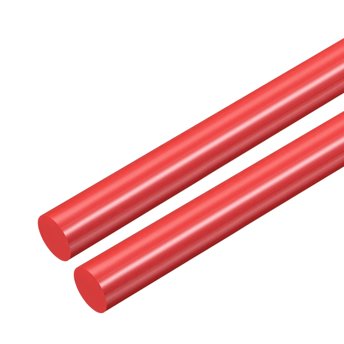 

uxcell Plastic Round Rod, Polyoxymethylene Rods, 15mm Dia 50cm Length Engineering Plastic Round Bars 2pcs Red