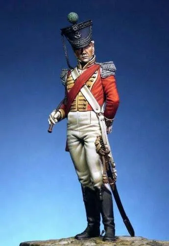Фото Unassambled 1/24 75 мм древний воин сотрудник 71st горной местности (с основанием) статуэтка