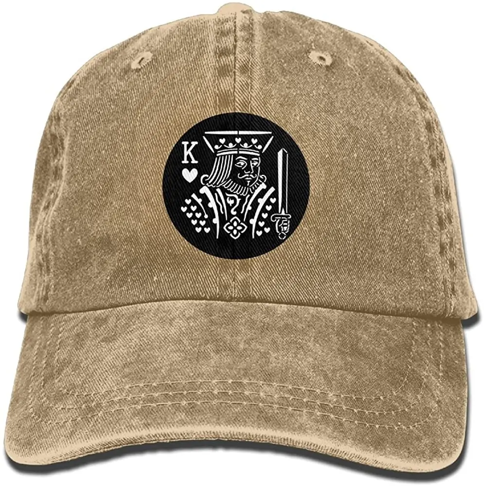 Adults Poker Face King Of Hearts Adjustable Casual Cool Baseball Cap Retro Cowboy Hat Cotton Dyed Caps
Adults Poker Face King Of Hearts Adjustable Casual Cool Baseball Cap Retro Cowboy Hat Cotton Dyed Caps