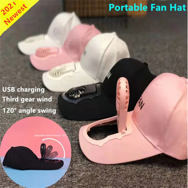 Portable USB Charging Fan Hat Unisex Adjustable Summer Sunscreen Sports Baseball Caps UV Protect Visors Mini Cooler Fan 2021 New
Portable USB Charging Fan Hat Unisex Adjustable Summer Sunscreen Sports Baseball Caps UV Protect Visors Mini Cooler Fan 2021 New