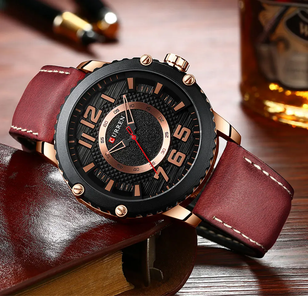CURREN Blue Man Watch Leather Strap Watches Men Luxury Brand Men's Wrist Watches Sport Watches Man Business
CURREN Blue Man Watch Leather Strap Watches Men Luxury Brand Men's Wrist Watches Sport Watches Man Business