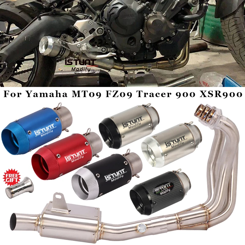 Motorcycle Exhaust Muffler For Yamaha MT09 FZ09 Tracer 900 XSR900 Full Systems Exhaust Escape Modified Bottom Exhaust Pipe
Motorcycle Exhaust Muffler For Yamaha MT09 FZ09 Tracer 900 XSR900 Full Systems Exhaust Escape Modified Bottom Exhaust Pipe