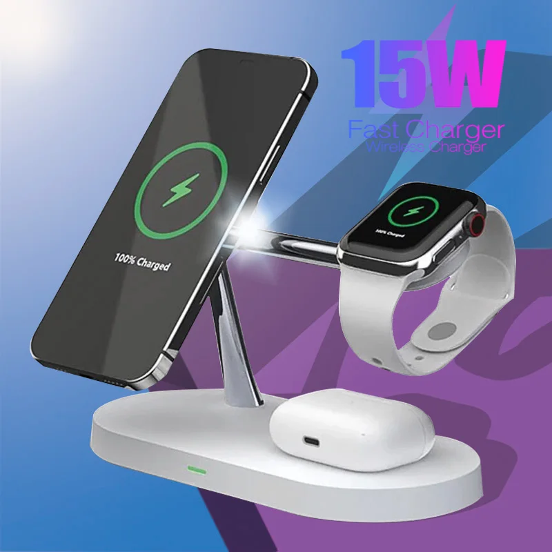 15W Wireless Charger Stand 3 in 1 Qi Mobile Phone Fast Charging Station Adapter For iPhone 12 11 Pro Max Apple Airpods Watch 6 5
15W Wireless Charger Stand 3 in 1 Qi Mobile Phone Fast Charging Station Adapter For iPhone 12 11 Pro Max Apple Airpods Watch 6 5