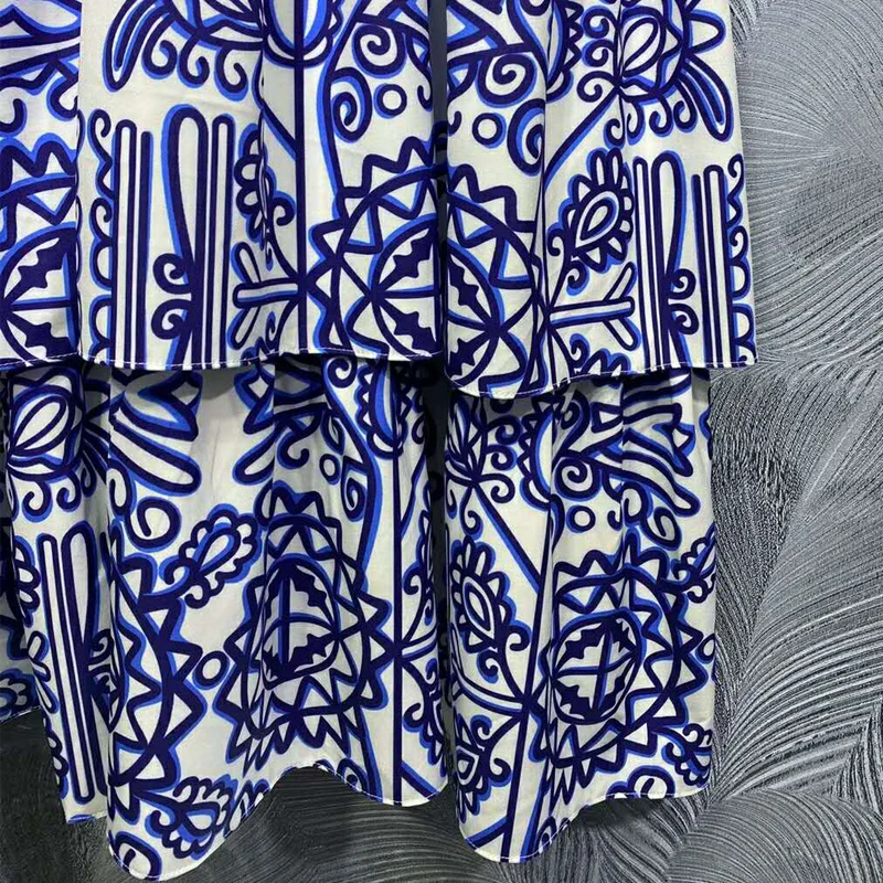 SEQINYY Blue Flowers Print Dress 2020 Spring Autumn New Fashion Design Women Runway Beading Cascading Ruffles Elegant Ankle
SEQINYY Blue Flowers Print Dress 2020 Spring Autumn New Fashion Design Women Runway Beading Cascading Ruffles Elegant Ankle