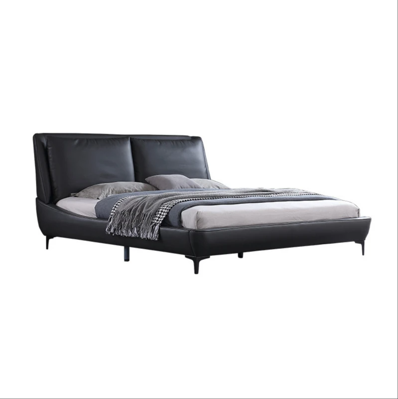 2m double bed master bedroom modern simple light luxury 1.8m high foot creative fashion Italian minimalist leather bed
2m double bed master bedroom modern simple light luxury 1.8m high foot creative fashion Italian minimalist leather bed