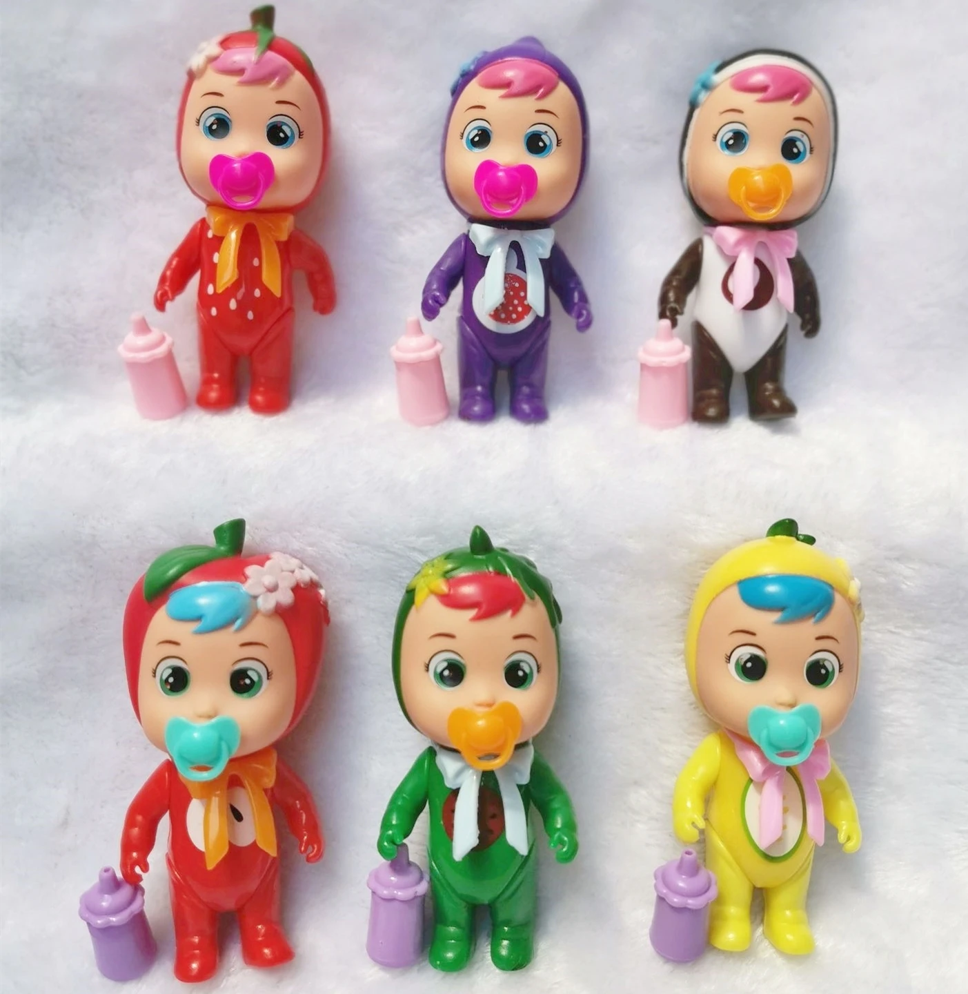 1pcs Mini Cry Doll Toy 12cm Drinking Water Crying Baby Girl Children Girls Birthday Gift Vinyl Doll Play House Toys
1pcs Mini Cry Doll Toy 12cm Drinking Water Crying Baby Girl Children Girls Birthday Gift Vinyl Doll Play House Toys