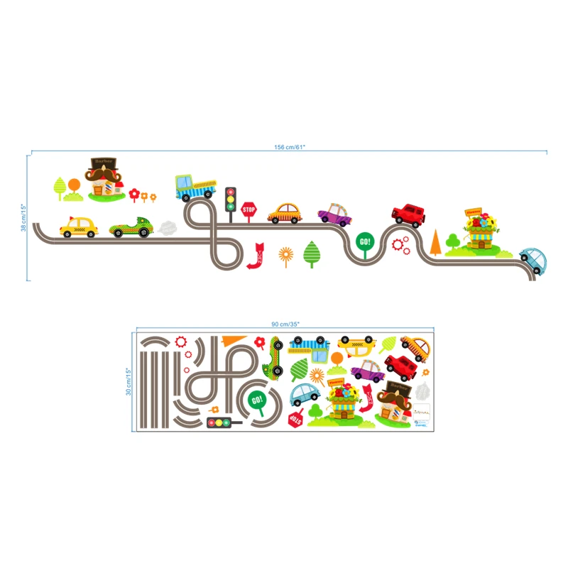 DIY Wall Stickers Cartoon Cars Highway Track Wall Stickers Kids Rooms Bedroom Decor Pvc Diy Mural Art Boy's Gifts Room Decor
DIY Wall Stickers Cartoon Cars Highway Track Wall Stickers Kids Rooms Bedroom Decor Pvc Diy Mural Art Boy's Gifts Room Decor