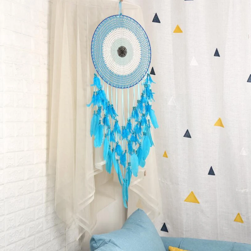 Light Blue Dreamcatcher Pendant Handmade Beautiful Dream Catcher Decoration Wall Hanging Decor Gift for Room Wedding
Light Blue Dreamcatcher Pendant Handmade Beautiful Dream Catcher Decoration Wall Hanging Decor Gift for Room Wedding