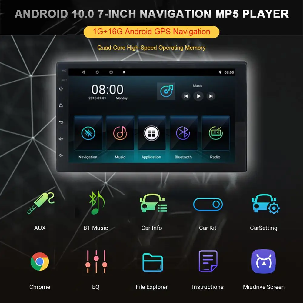 Универсальный Автомобильный мультимедийный плеер, 2 Din, Android, 7 дюймов, 2din, GPS, MP5/4/3, дисплей/сенсорный экран, Android 10,0, FM-радио
Универсальный Автомобильный мультимедийный плеер, 2 Din, Android, 7 дюймов, 2din, GPS, MP5/4/3, дисплей/сенсорный экран, Android 10,0, FM-радио