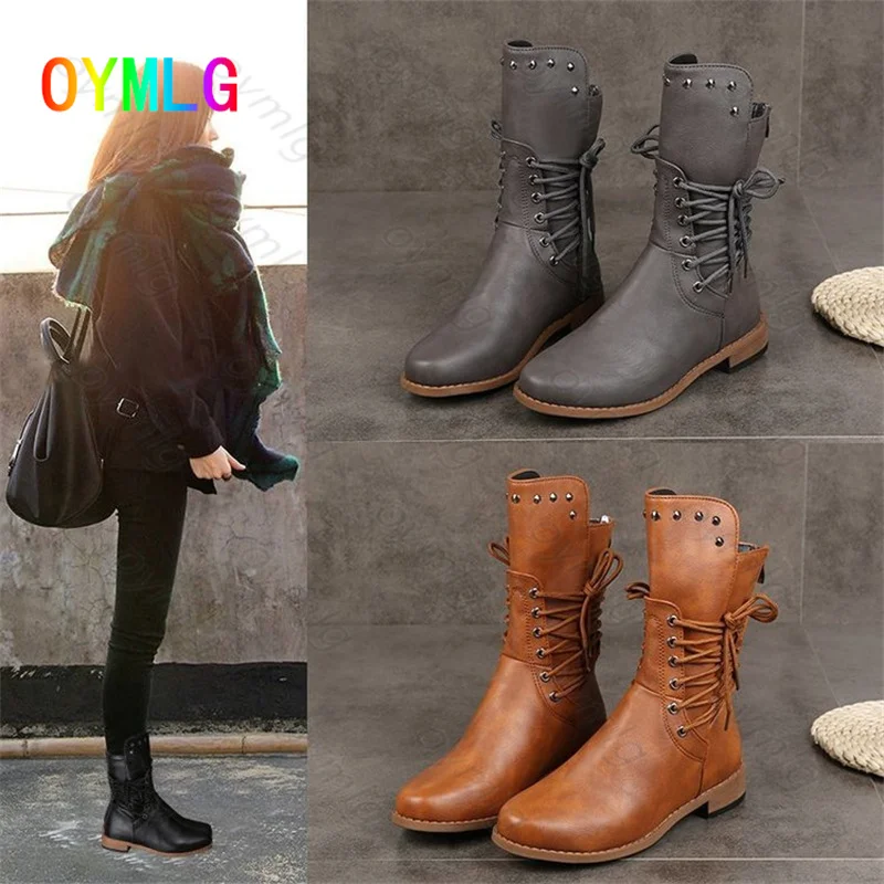 Женские ботинки до середины икры, Осень-зима 2021, женские ботинки в стиле ретро на шнуровке, с заклепками, на толстом каблуке, ботинки на платф...
Женские ботинки до середины икры, Осень-зима 2021, женские ботинки в стиле ретро на шнуровке, с заклепками, на толстом каблуке, ботинки на платф...