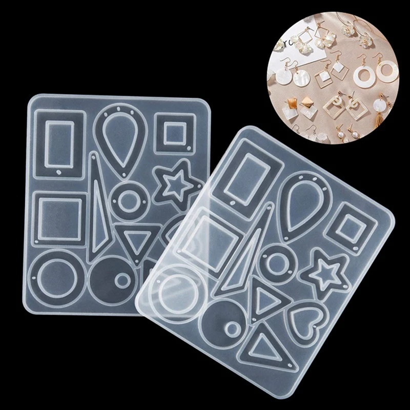 249 Pieces of Crystal Epoxy Earring Mold Jewelry Set, Handmade Epoxy Silicone Resin Mold Necklace Pendant Making
249 Pieces of Crystal Epoxy Earring Mold Jewelry Set, Handmade Epoxy Silicone Resin Mold Necklace Pendant Making