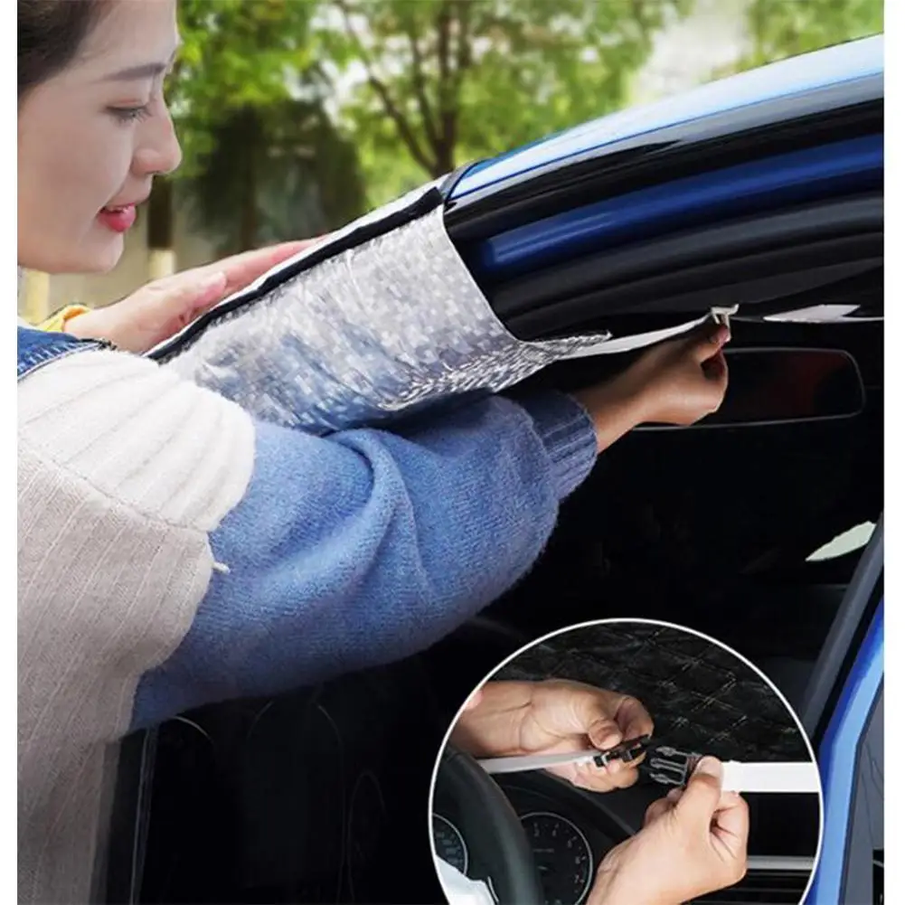 

Car Sun Protection Visor Front Windshield Cover Windscreen Front Covers Anti Snow Frost Ice Shield Dust Protector Heat Sun Mat