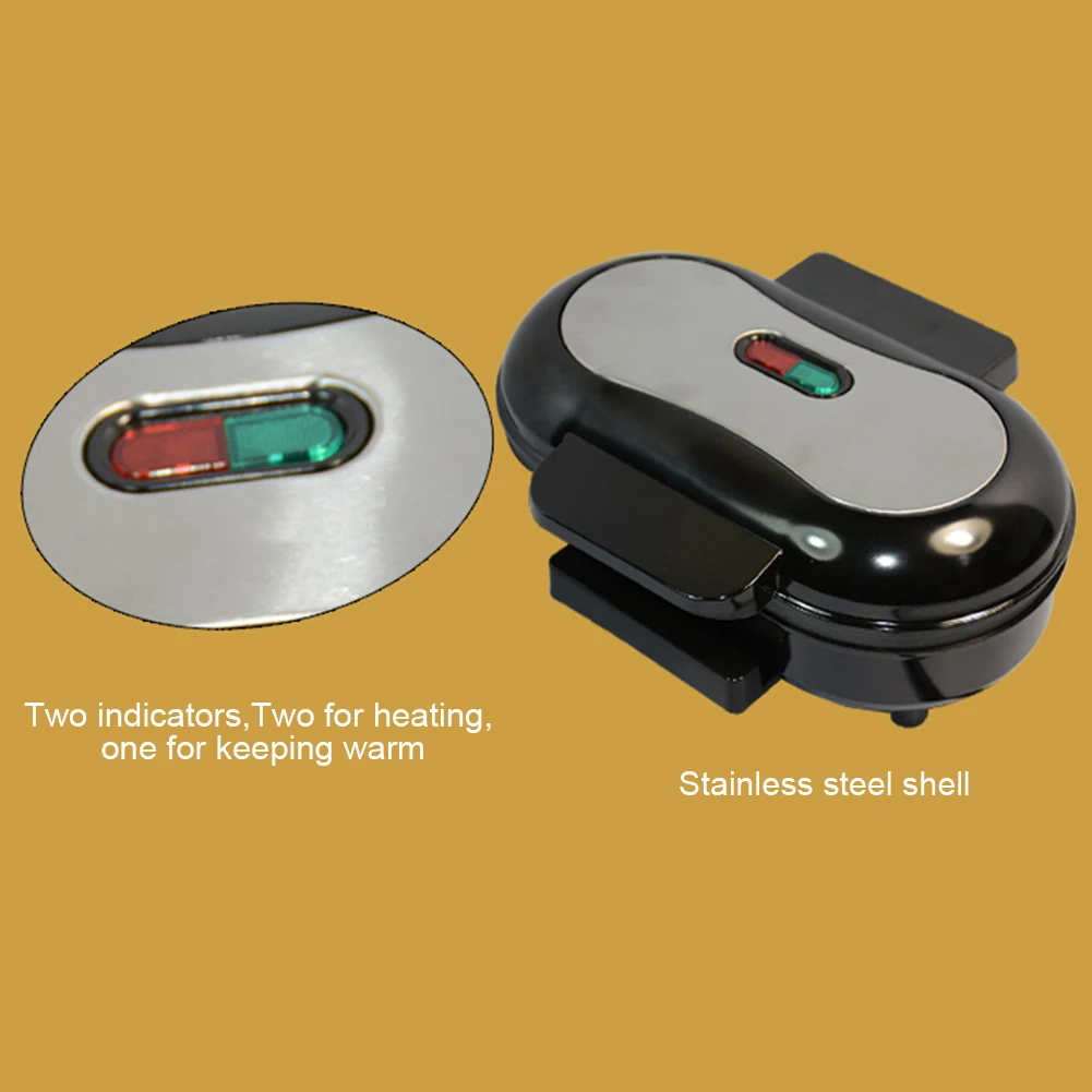 2-Serving Electric Indoor Grill Bacon Cooker Stainless Steel Non-stick 750W Breakfast Machine with Burger Press
2-Serving Electric Indoor Grill Bacon Cooker Stainless Steel Non-stick 750W Breakfast Machine with Burger Press