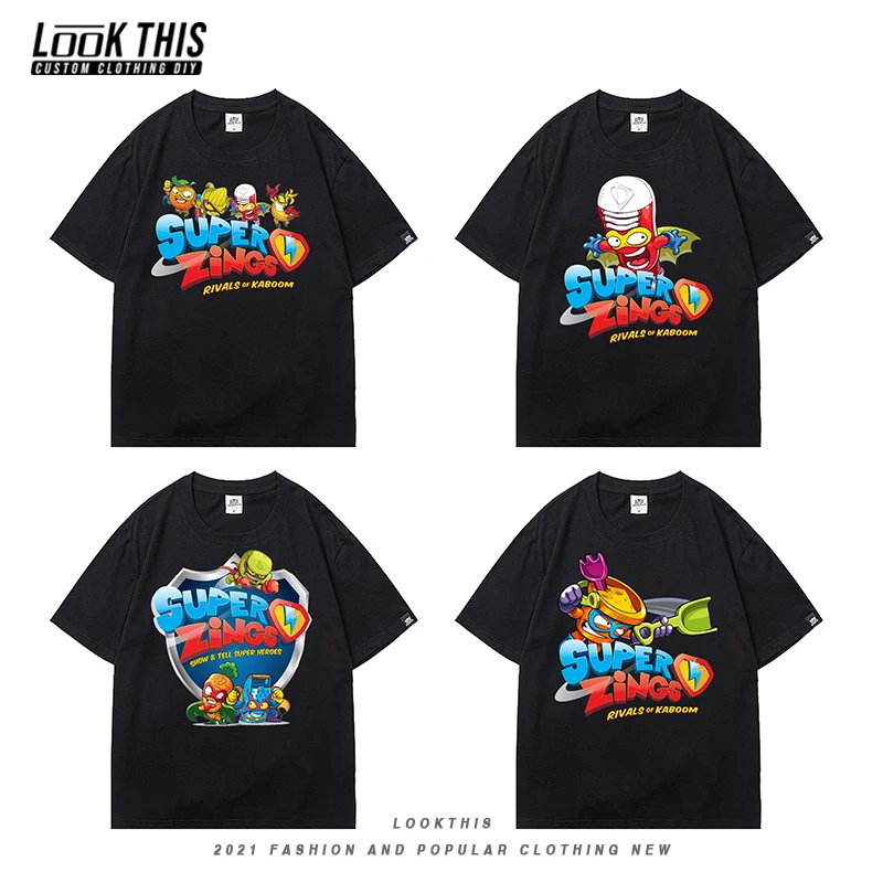 Superzings Casual Men T-shirt Short Sleeve O-neck Streetwear Outdoor Top Tees Harajuku Cartoon Super Zings Print Graphic T Shirt
Superzings Casual Men T-shirt Short Sleeve O-neck Streetwear Outdoor Top Tees Harajuku Cartoon Super Zings Print Graphic T Shirt