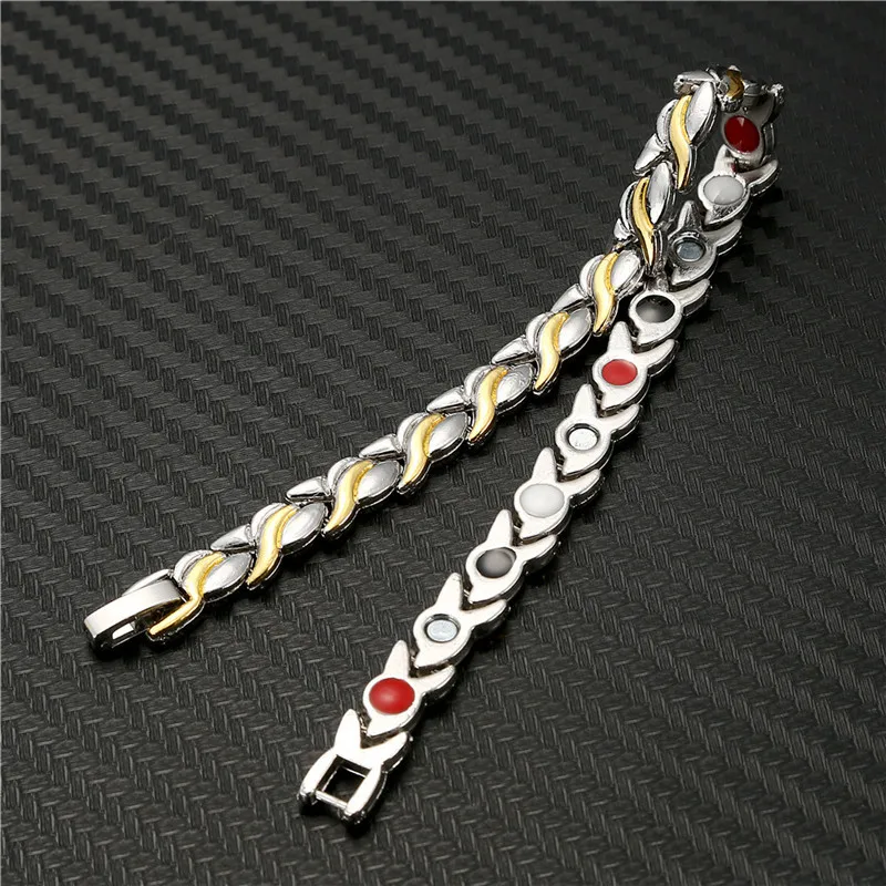 3pcs Wave Pattern Healthy Magnetic Magnet Bracelet For Men Women Power Therapy Magnets Bracelets Bangles Drop Shipping
3pcs Wave Pattern Healthy Magnetic Magnet Bracelet For Men Women Power Therapy Magnets Bracelets Bangles Drop Shipping