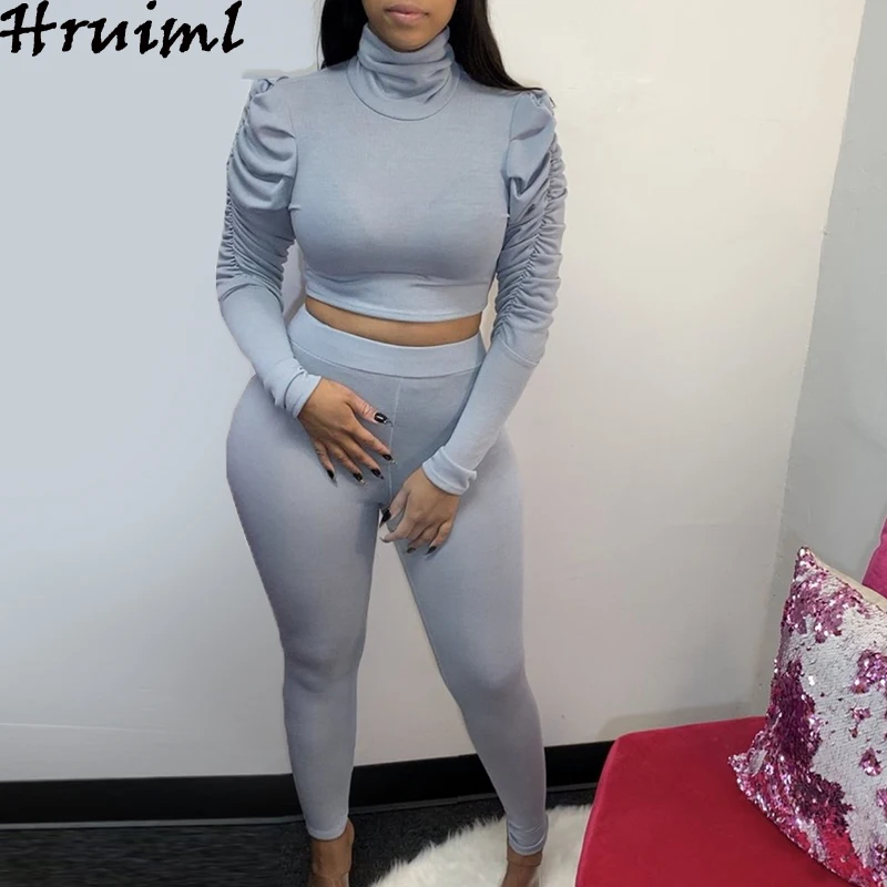 Женский комплект из двух предметов, однотонный укороченный топ с высоким воротником и пышными рукавами и штаны, Повседневная Осенняя уличн...
Женский комплект из двух предметов, однотонный укороченный топ с высоким воротником и пышными рукавами и штаны, Повседневная Осенняя уличн...