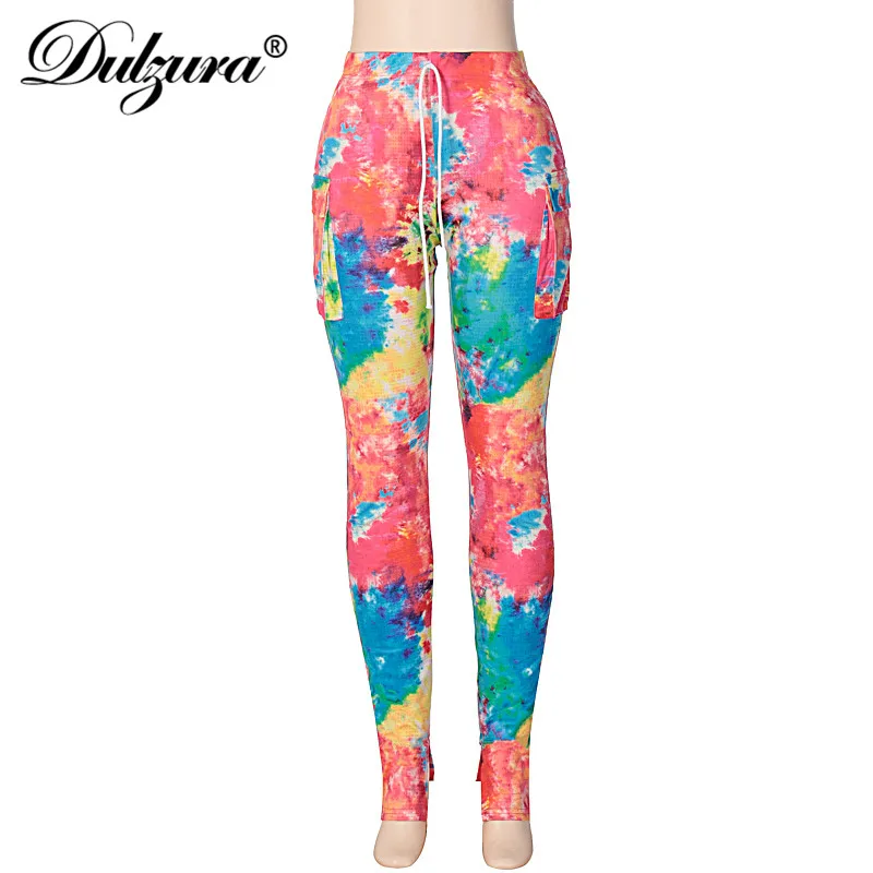 Dulzura Tie Dye Women High Waist Slit Leggings Pocket Stretch Fitness Push Up Streetwear Casual Autumn Winter Sporty Sweatpants 
Dulzura Tie Dye Women High Waist Slit Leggings Pocket Stretch Fitness Push Up Streetwear Casual Autumn Winter Sporty Sweatpants
