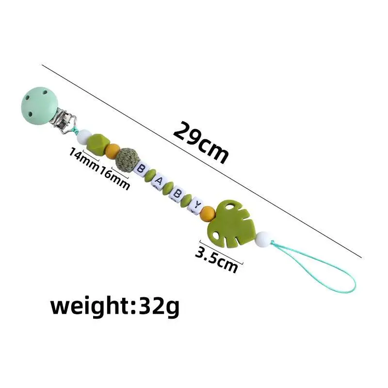 2021 new DIY Baby Pacifier Clips silicone teething beads newborn silicone pacifier clips Nipple Teether Dummy Strap Chain baby t
2021 new DIY Baby Pacifier Clips silicone teething beads newborn silicone pacifier clips Nipple Teether Dummy Strap Chain baby t