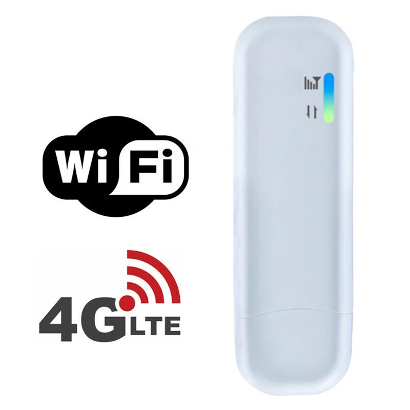 4G Router 4G WiFi USB Dongle Modem 150M with SIM Card Slot Mobile WiFi for Car Wireless Hotspot
4G Router 4G WiFi USB Dongle Modem 150M with SIM Card Slot Mobile WiFi for Car Wireless Hotspot