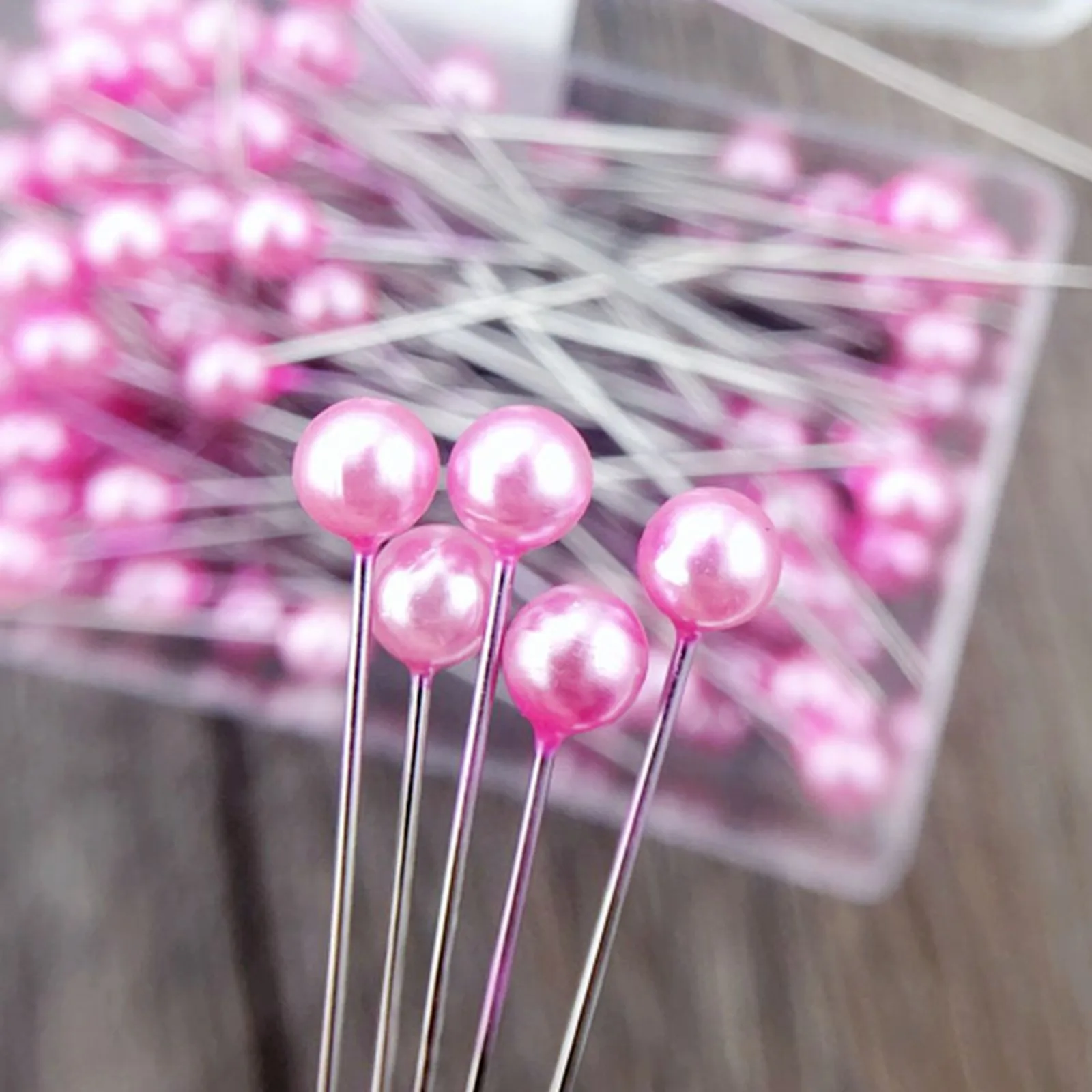 100pcs Colorful Round Pearl Head Dressmaking Pins Needles Sewing Stitch DIY Craft Wedding Corsage Positioning Box Sewing Tools
100pcs Colorful Round Pearl Head Dressmaking Pins Needles Sewing Stitch DIY Craft Wedding Corsage Positioning Box Sewing Tools