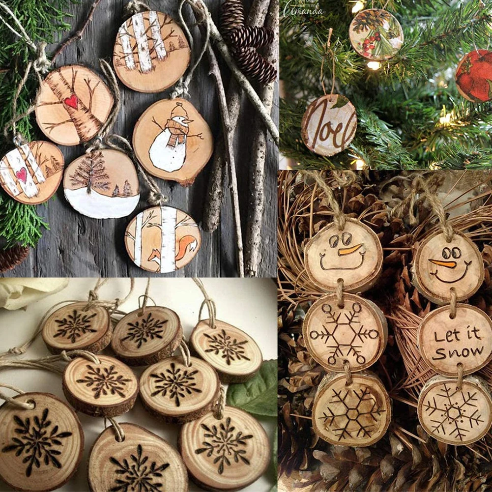 20/30 шт. 3-7 см необработанные кусочки натурального дерева, Рождественское украшение, рукоделие «сделай сам», звенья, круглые диски из натурал... 
20/30 шт. 3-7 см необработанные кусочки натурального дерева, Рождественское украшение, рукоделие «сделай сам», звенья, круглые диски из натурал...
