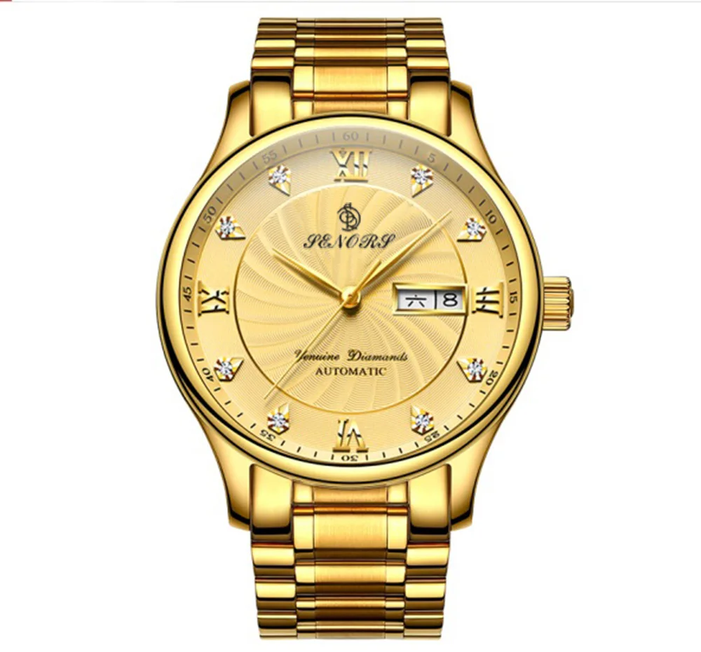 Мужские японские автоматические часы для дайвинга SENORS из нержавеющей стали
Мужские японские автоматические часы для дайвинга SENORS из нержавеющей стали