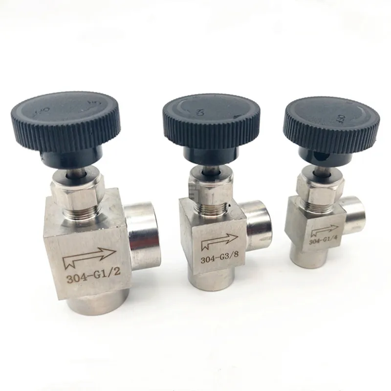 1/8"1/4"3/8"1/2" BSP Equal Female Thread 304 Stainless Steel Flow Control Shut Off Needle Valve
1/8"1/4"3/8"1/2" BSP Equal Female Thread 304 Stainless Steel Flow Control Shut Off Needle Valve