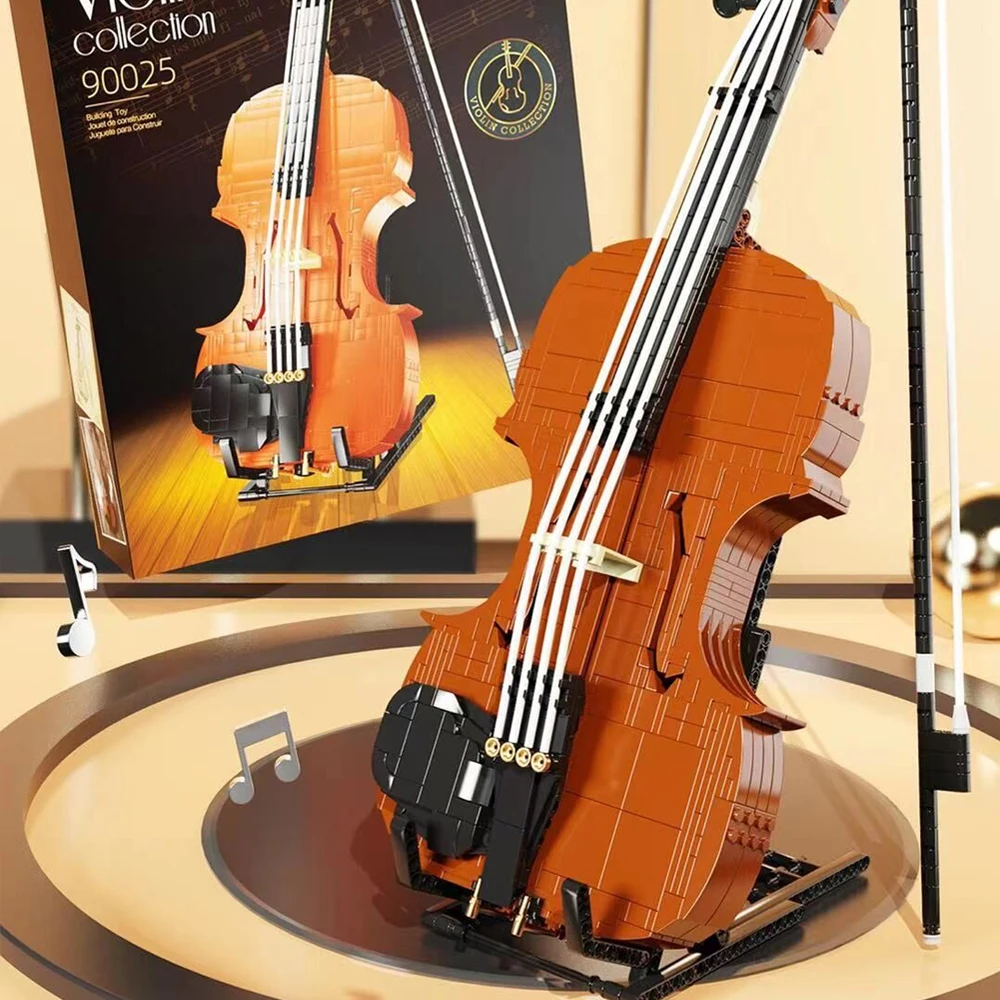 New Ideas Guitar 21329 Violin Model Building Blocks Piano 21323 Blocks Creatoring Toys For Kids Girl Boy Birthday Christmas Gift
New Ideas Guitar 21329 Violin Model Building Blocks Piano 21323 Blocks Creatoring Toys For Kids Girl Boy Birthday Christmas Gift