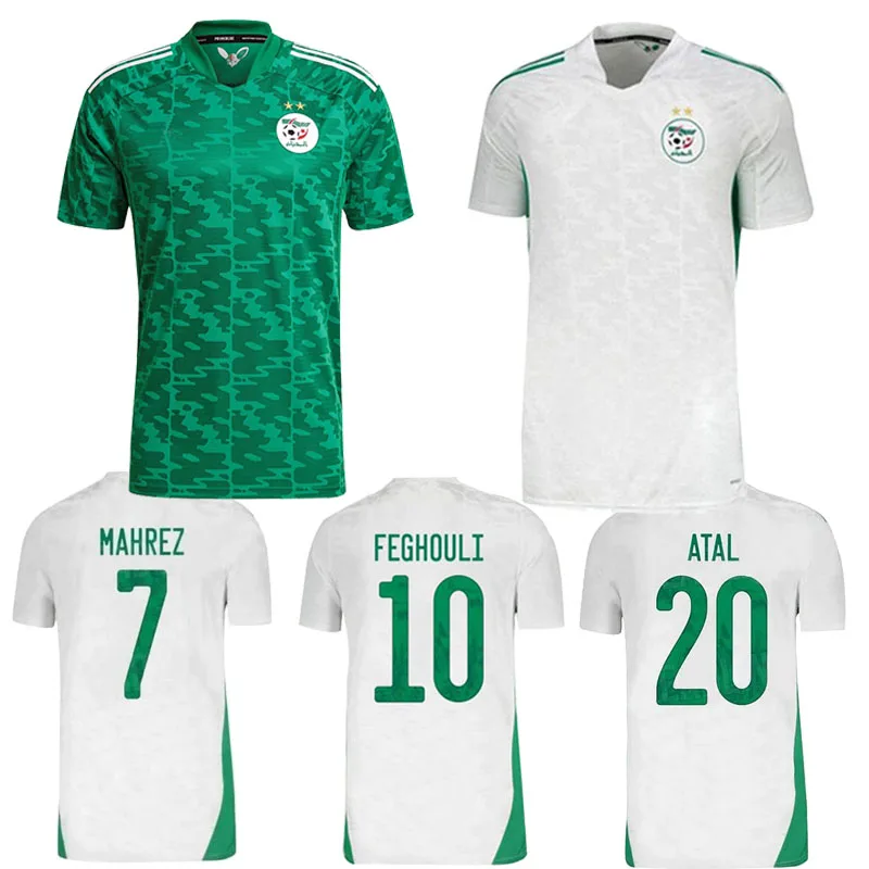 2020 2021 Maillot Algerie Home white jerseys 20 21 SLIMANT MAHREZ ATAL FEGHOULI BENNACER Algeria Football Shirt
2020 2021 Maillot Algerie Home white jerseys 20 21 SLIMANT MAHREZ ATAL FEGHOULI BENNACER Algeria Football Shirt