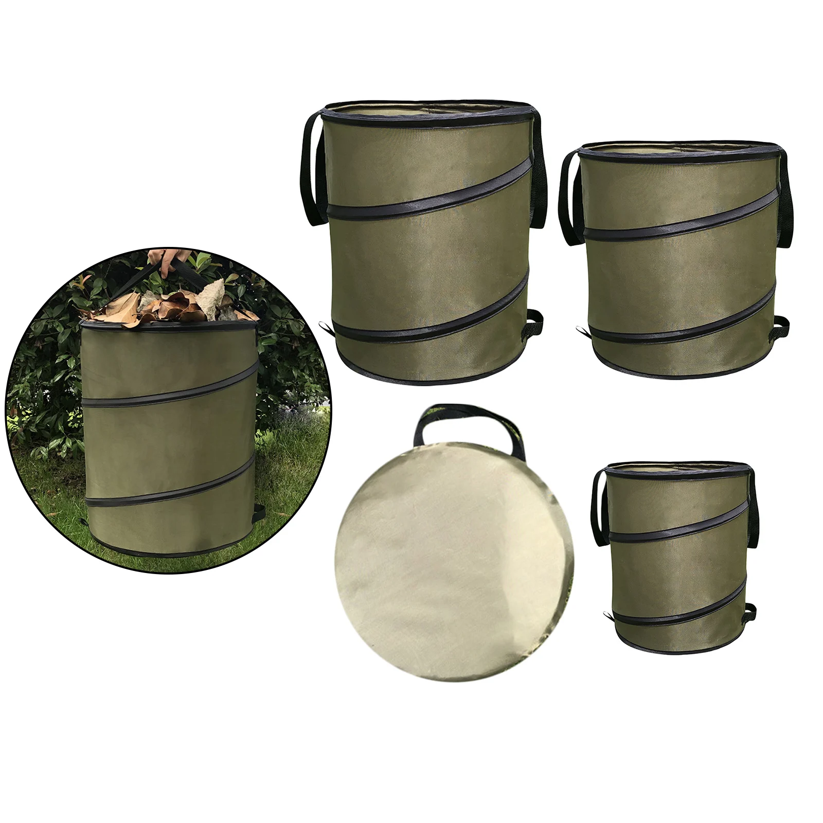 Collapsible Yard Gardening Waste Bag -up Trash Can Leaf Bin Waterproof
Collapsible Yard Gardening Waste Bag -up Trash Can Leaf Bin Waterproof