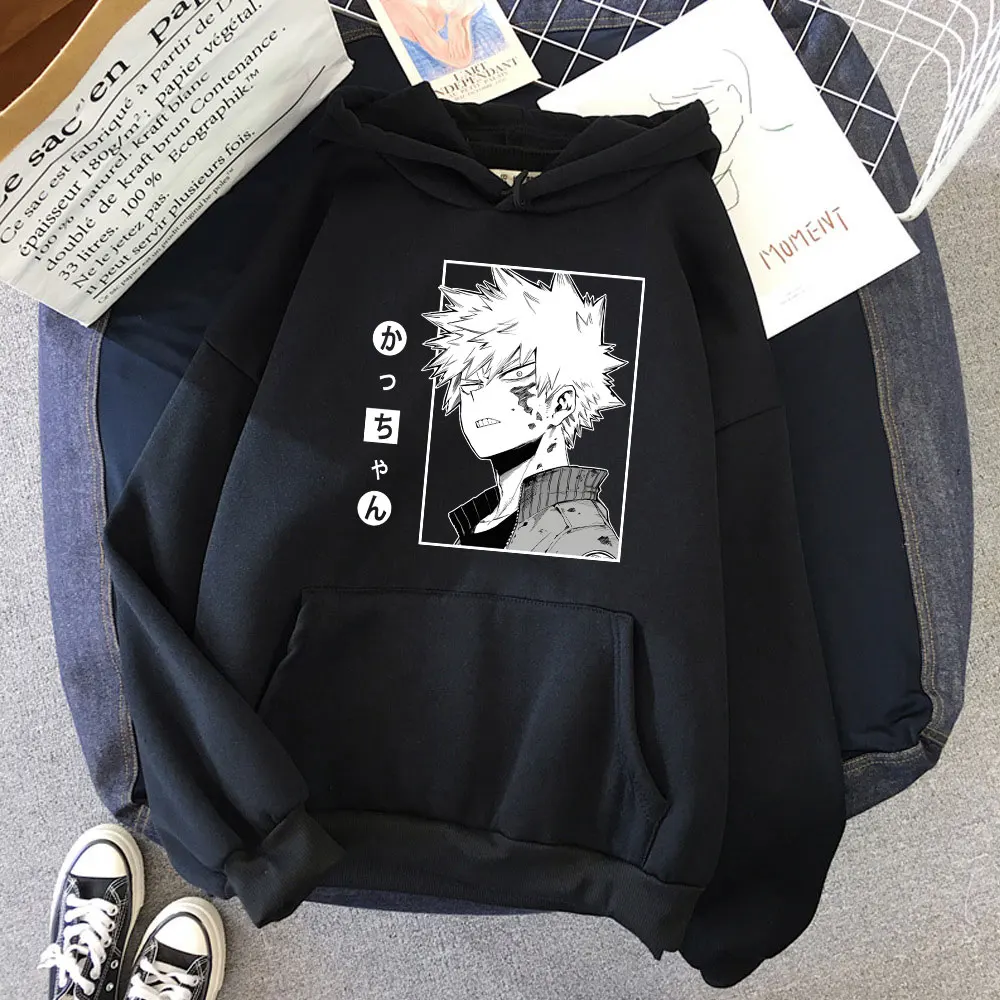 Japanese Anime My Hero Academia Hoodie Super Cool Bakugou Katsuki Pattern Print Hoodies Sweatshirt Woman Hip-hop Style Pullover
Japanese Anime My Hero Academia Hoodie Super Cool Bakugou Katsuki Pattern Print Hoodies Sweatshirt Woman Hip-hop Style Pullover