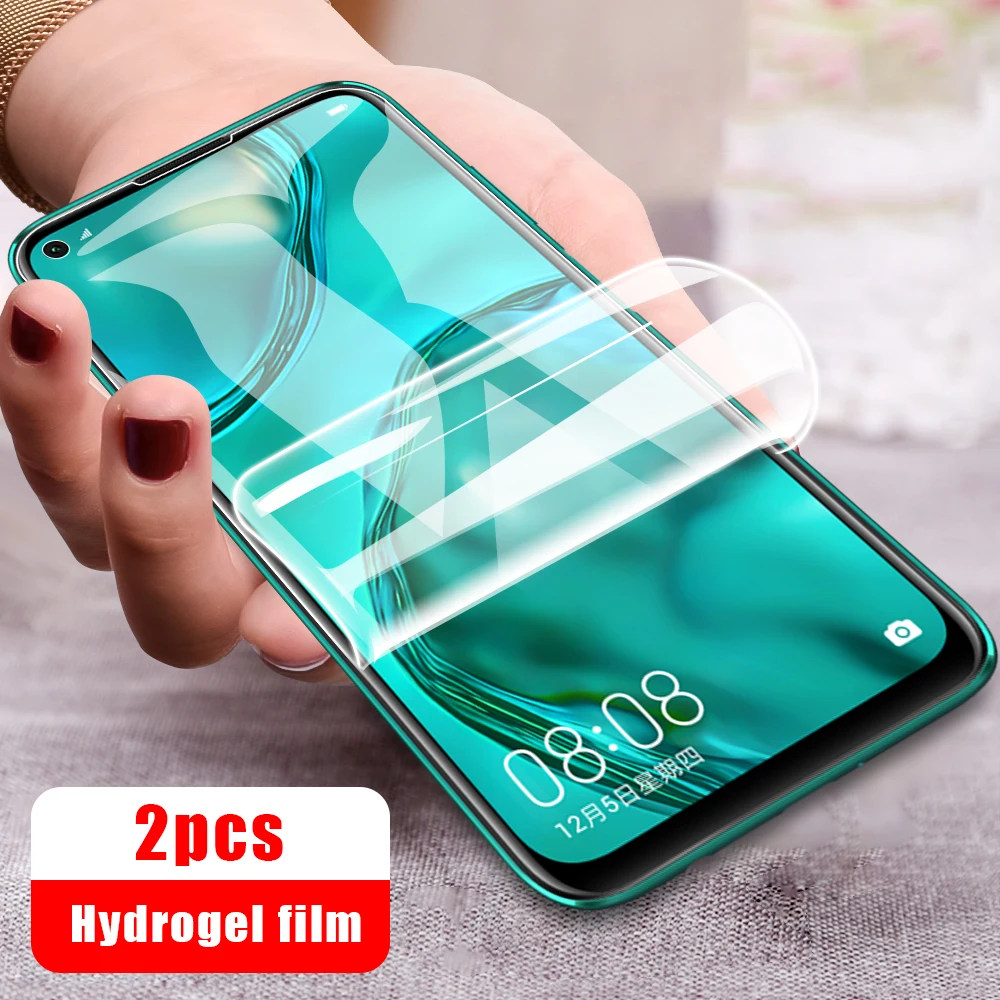 2 шт. Гидрогелевая Защитная пленка для Huawei P40 Lite E P 40 Pro|Защитные стёкла и плёнки