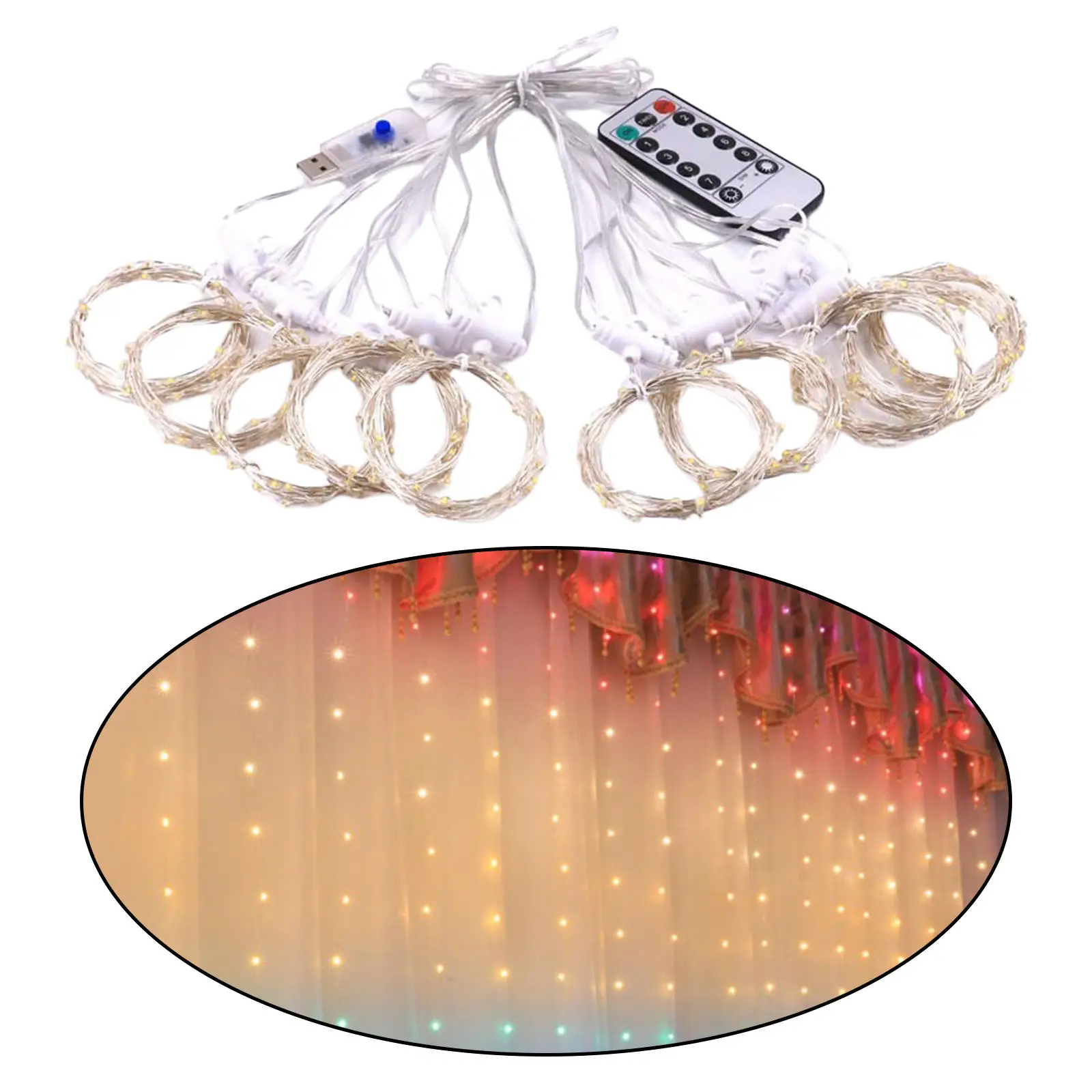 LED String Lights Christmas Decoration Remote Control USB Wedding Garland Curtain Lamp Holiday For Bedroom Bulb Outdoor Fairy
LED String Lights Christmas Decoration Remote Control USB Wedding Garland Curtain Lamp Holiday For Bedroom Bulb Outdoor Fairy