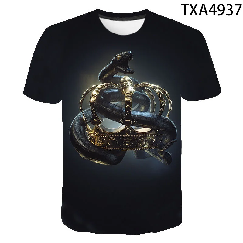 2020 New Summer 3D T shirt Snake Men Women Children Casual Fashion Streetwear Boy Girl Kids Printed T-shirts Cool Tops Tee
2020 New Summer 3D T shirt Snake Men Women Children Casual Fashion Streetwear Boy Girl Kids Printed T-shirts Cool Tops Tee