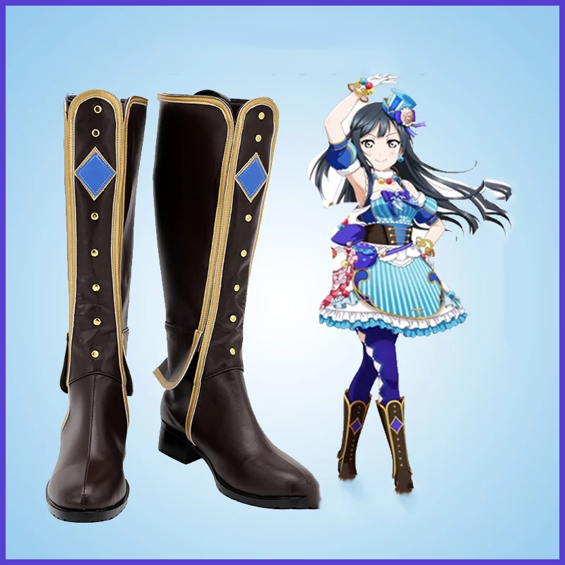 Аниме Cos роль Накагава Нана LoveLive! Лидер продаж, обувь для косплея, черные кожаные ботинки на высоком каблуке с молнией
Аниме Cos роль Накагава Нана LoveLive! Лидер продаж, обувь для косплея, черные кожаные ботинки на высоком каблуке с молнией