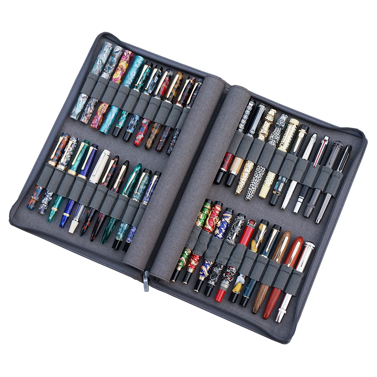KACO Pen Case Available for 40 Fountain Pen / Rollerball Pen, Grey Pouch Pencil Bag Case Holder Storage Organizer Waterproof
KACO Pen Case Available for 40 Fountain Pen / Rollerball Pen, Grey Pouch Pencil Bag Case Holder Storage Organizer Waterproof
