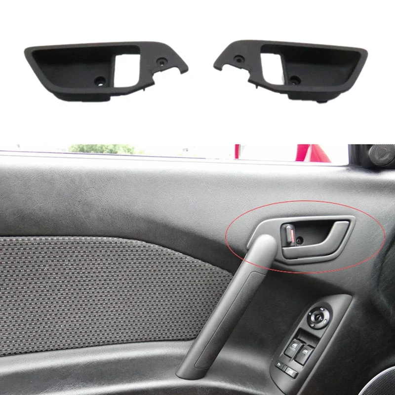 2PCS Car Front Door Inside Handle Catch Black Cover LH+RH Set for Hyundai Tiburon Coupe 2003-2008 826112C000 826212C000 
2PCS Car Front Door Inside Handle Catch Black Cover LH+RH Set for Hyundai Tiburon Coupe 2003-2008 826112C000 826212C000