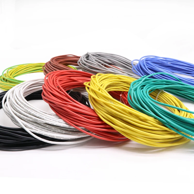2M/5M UL3135 Silicone Rubber Copper Electron Wire 30 28 26 24 22 20 18 16 14 12AWG Insulated Soft LED Lamp Lighting Cable Wires
2M/5M UL3135 Silicone Rubber Copper Electron Wire 30 28 26 24 22 20 18 16 14 12AWG Insulated Soft LED Lamp Lighting Cable Wires