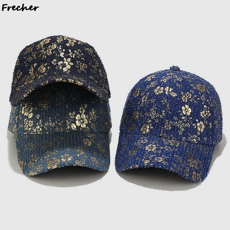 Женская шляпа от солнца, с бронзовыми цветами, весна-лето, ковбойская бейсбольная кепка
Женская шляпа от солнца, с бронзовыми цветами, весна-лето, ковбойская бейсбольная кепка