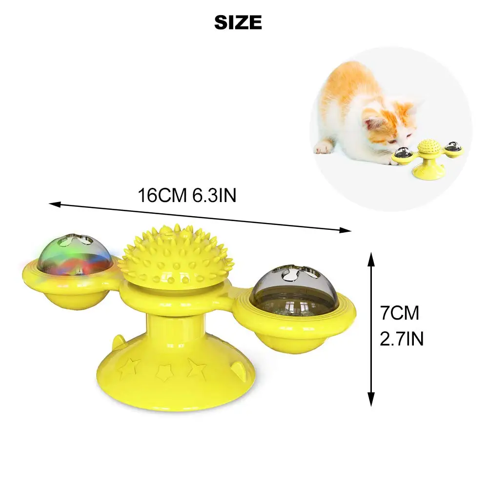 Interactive Pet Dog Cat Toy Windmill Whirling Turntable Teasing Tickle Puzzle Toy For Cats Dogs Training Entertainment Hot Sale
Interactive Pet Dog Cat Toy Windmill Whirling Turntable Teasing Tickle Puzzle Toy For Cats Dogs Training Entertainment Hot Sale