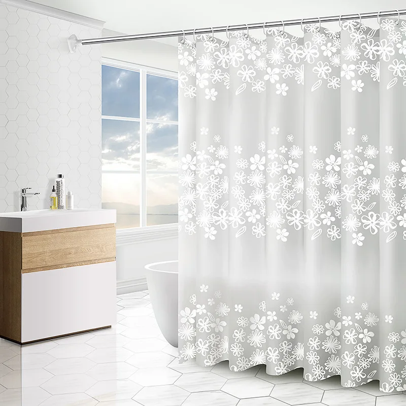 Fashion Shower Curtain Hook Waterproof Mildew Shower Curtains Translucent Home Bath Curtain Shower Curtain Bathroom Supplies
Fashion Shower Curtain Hook Waterproof Mildew Shower Curtains Translucent Home Bath Curtain Shower Curtain Bathroom Supplies