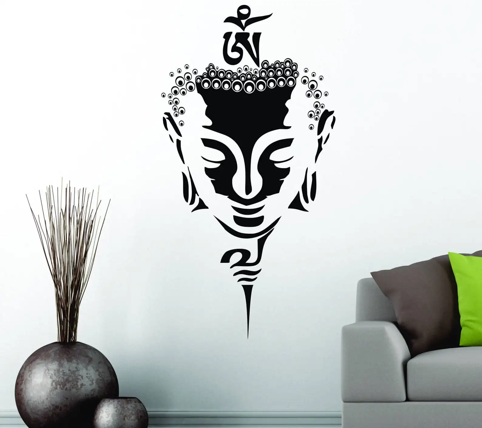 Buddhist mask wall stickers Sakyamuni decoration vinyl decals yoga studio church home living room popular decoration fj06
Buddhist mask wall stickers Sakyamuni decoration vinyl decals yoga studio church home living room popular decoration fj06